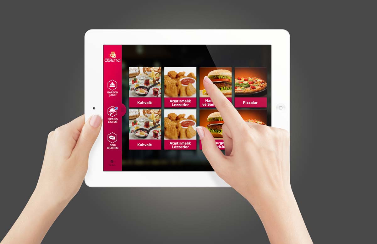 asena digitalmenu anakategoriekrani