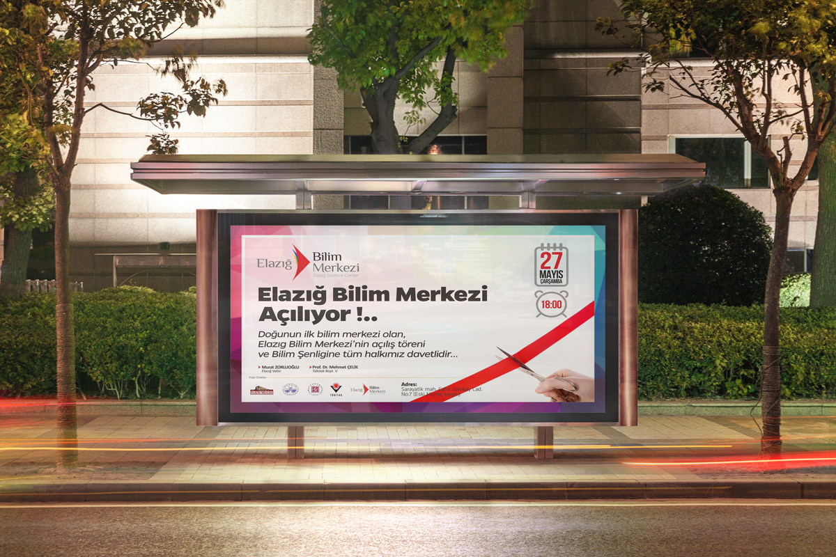 elazig bilim merkezi billboard